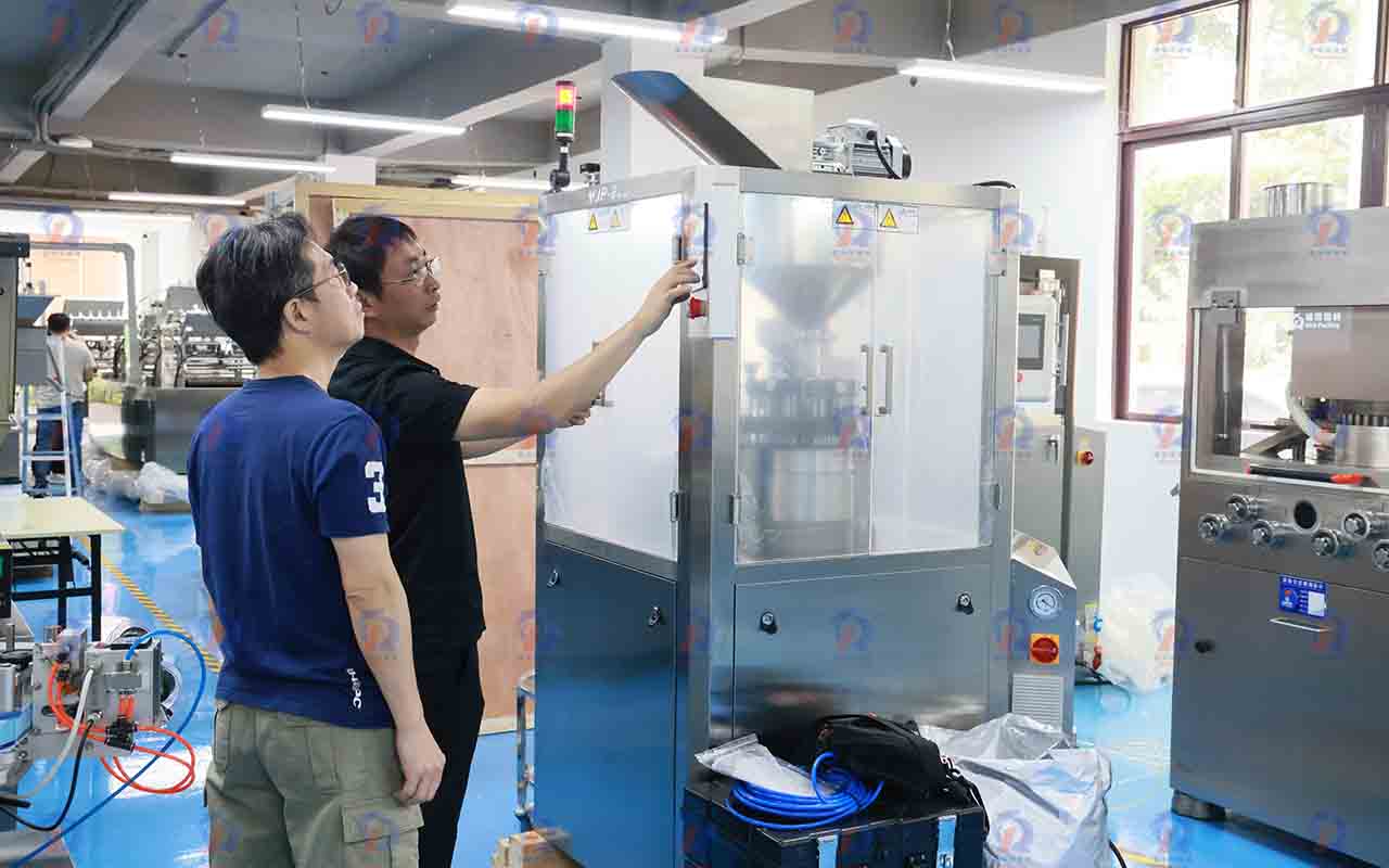 香港专家型药企选定瑞锦琪NJP800C粉末全自动胶囊充填机，攻克高黏物料灌装难题