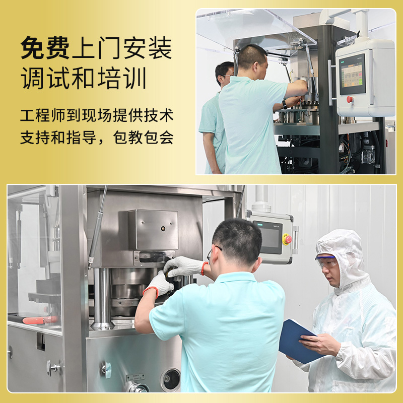 RQ-ZP-27D/73D三色片旋转式压片机